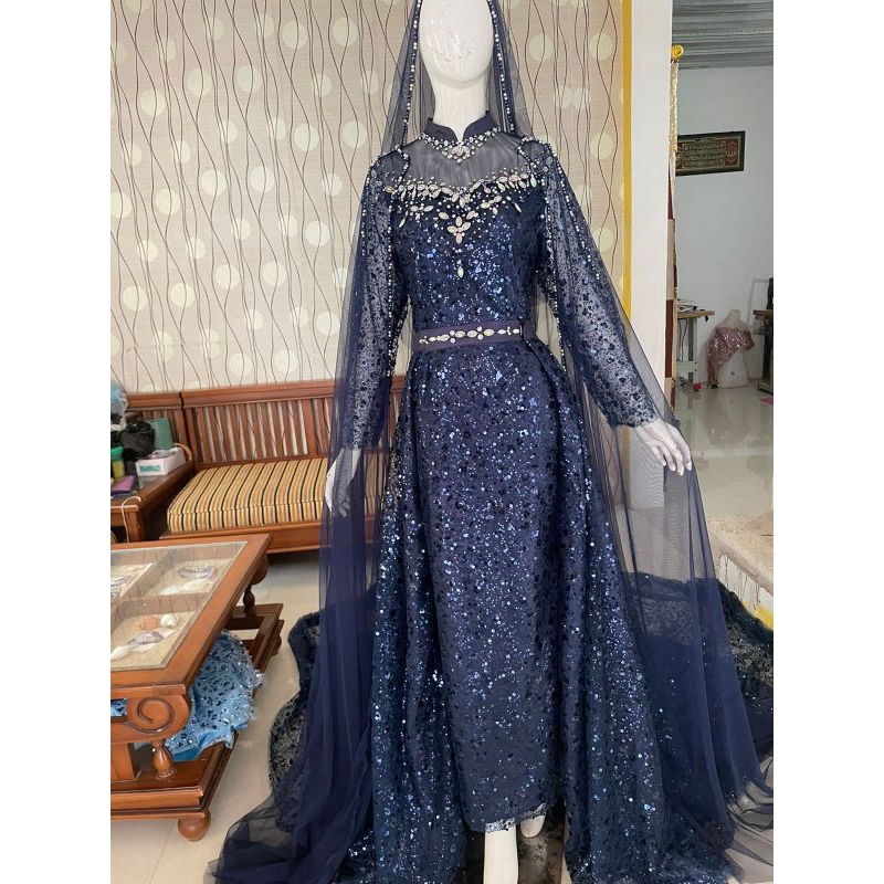 gaun pengantin slim duyung ekor baju pengantin slim duyung