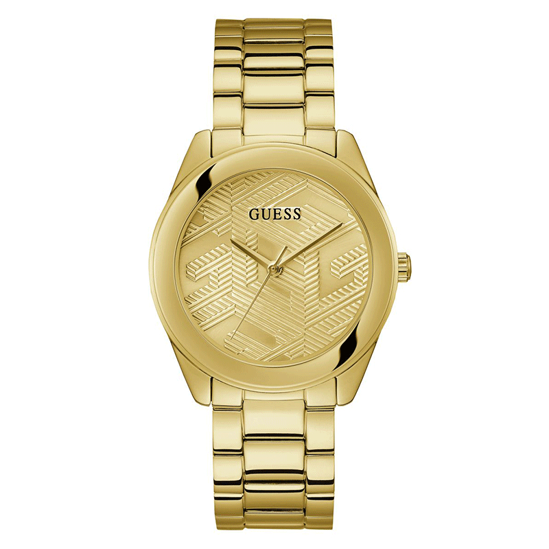GUESS Ladies Watch CUBED Gold - GW0606L2