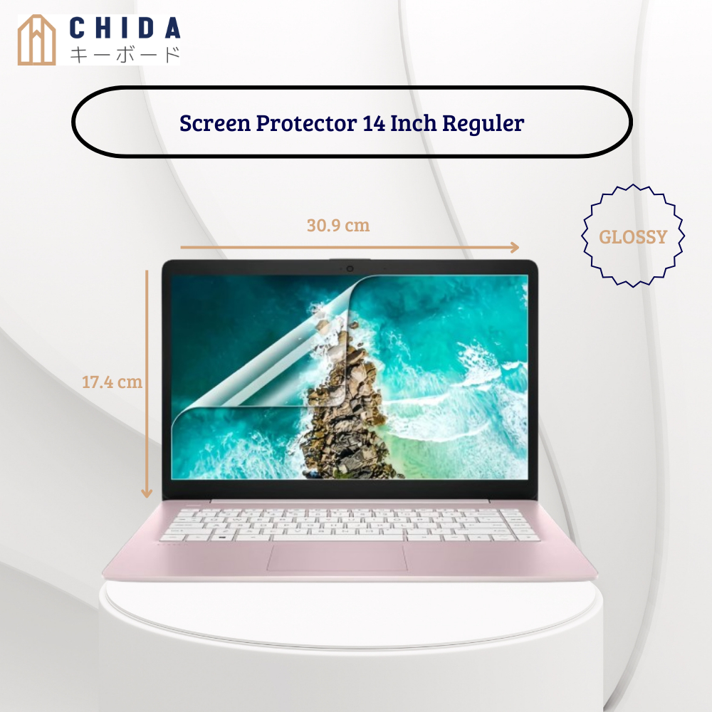 screen guard / screen protector / laptop anti gores laptop 14 glossy /Screen Protector Laptop Regule