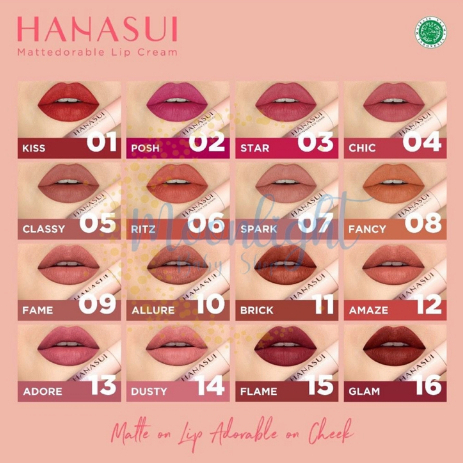 HANASUI MATTEDORABLE LIPCREAM/ LIPCREAM HANASUI