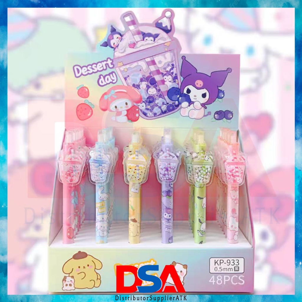 

PULPEN GEL 0,5 PREMIUM TINTA HITAM/PULPEN GEL SANRIO BOBO/PULPEN GEL CUTE/PULPEN GEL 0,5 TERBARU/PULPEN GEL TERMURAH