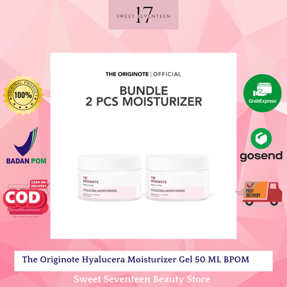 The Originote Bundle 2pcs Hyalucera Moisturizer Gel 50 ML BPOM || ORIGINAL