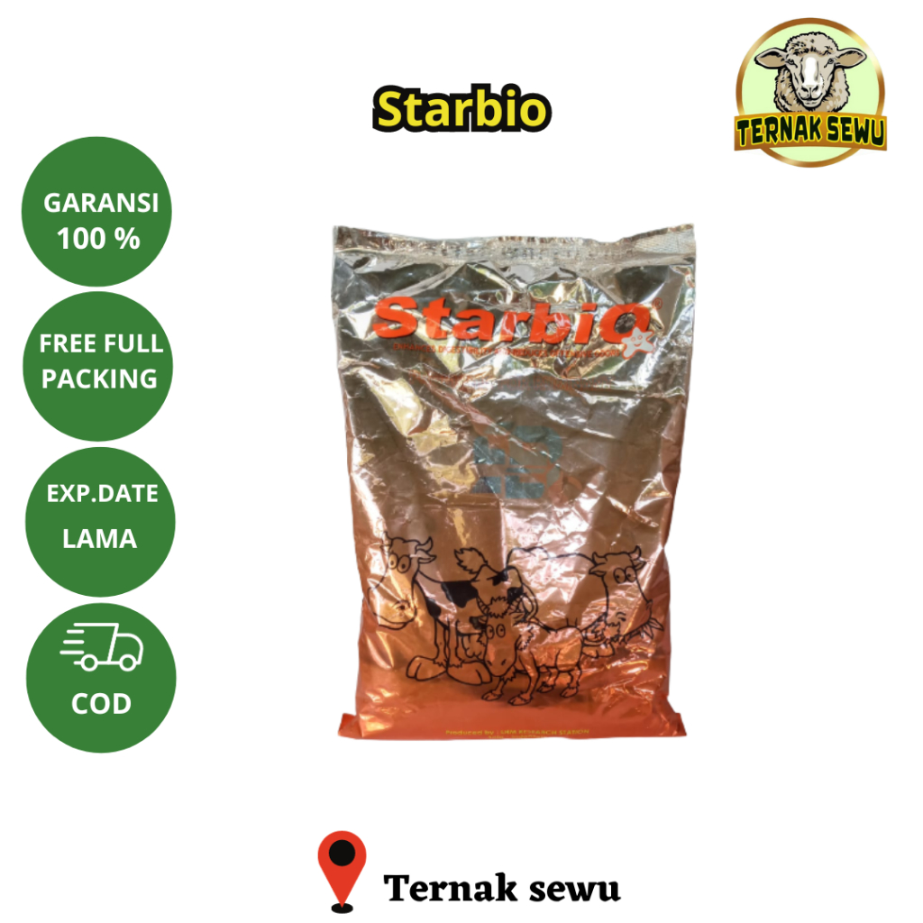 STARBIO PROBIOTIK UNTUK TERNAK RUMINANSIA SAPI KAMBING DOMBA KERBAU