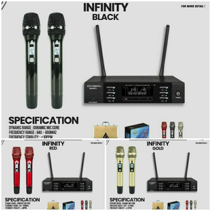 mic wireless karaoke original soundbest infinity microphone mic karaoke