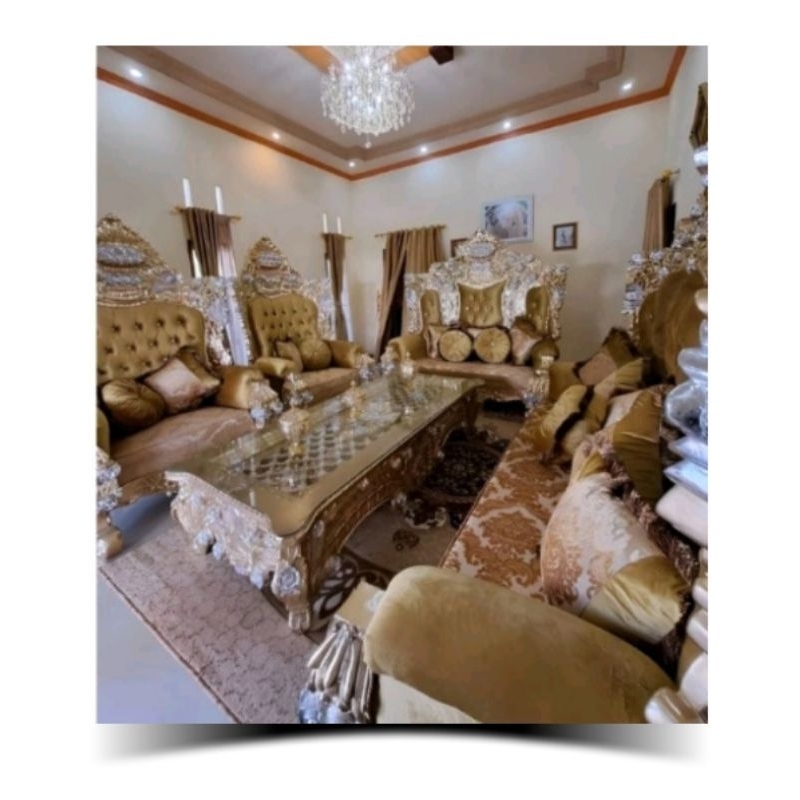 SOFA ARABIK TURKI SOFA UKIRAN JEPARA KURSI TAMU KAYU JATI SOFA SULTAN MEWAH