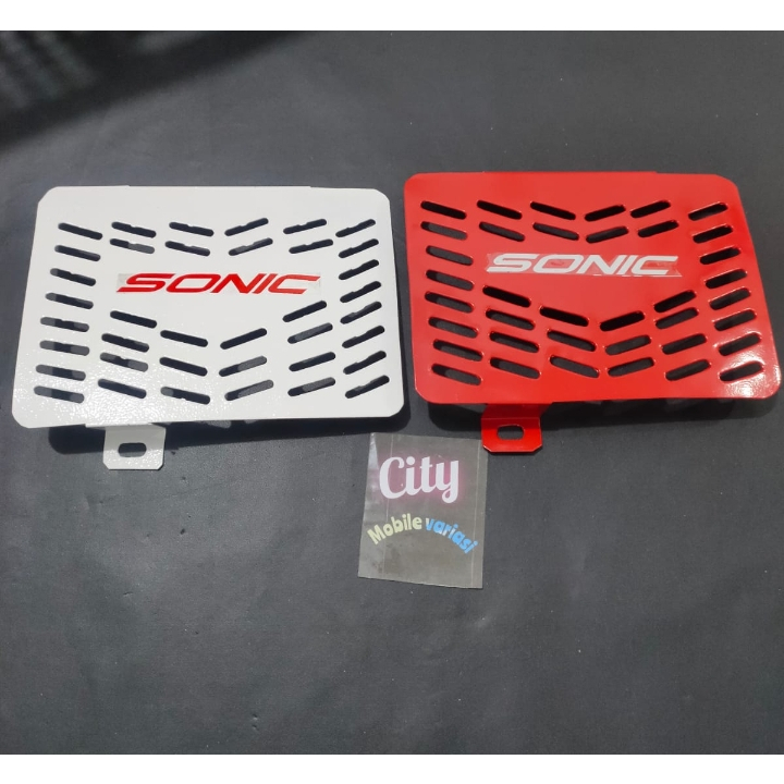 Cover Tutup Radiator Sonic Bahan Tebal / Cover Tutup Radiator Sonic 150R Variasi / Cover Tutup Radia