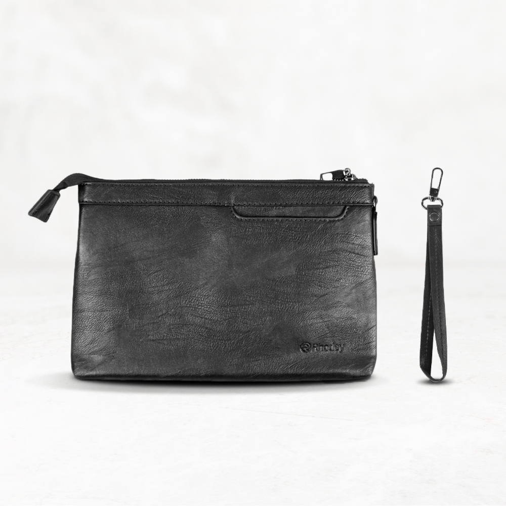 TAS DOMPET CLUTCH SIMPLE HANDBAG 1809 WANITA DAN PRIA BAHAN KULIT SINTETIS HANDBAG POUCH TAS TANGAN 