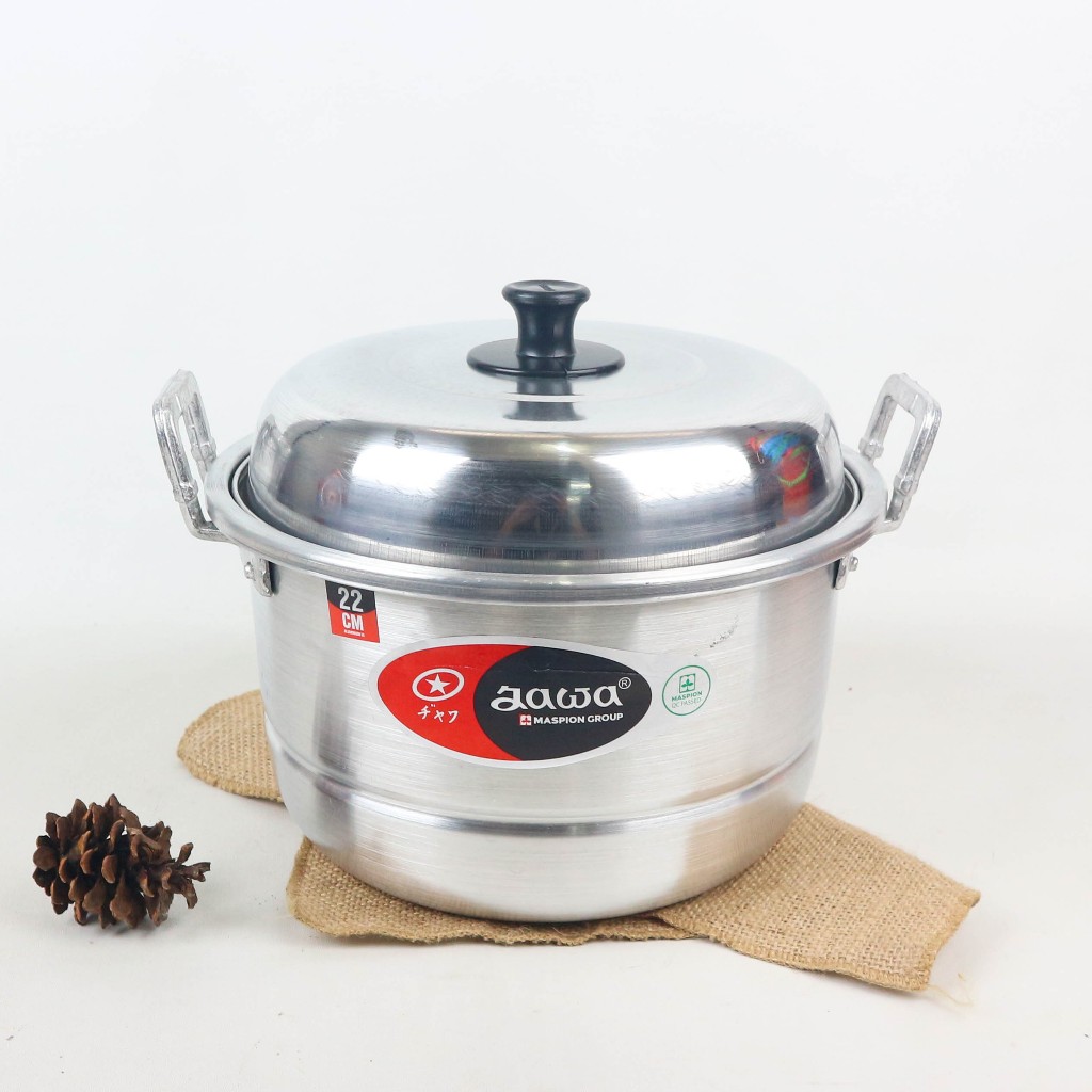 DM - Maspion Dandang Ekonomi (B) 22 cm - Dandang Kukus Nasi Bahan Aluminium Maspion Jawa