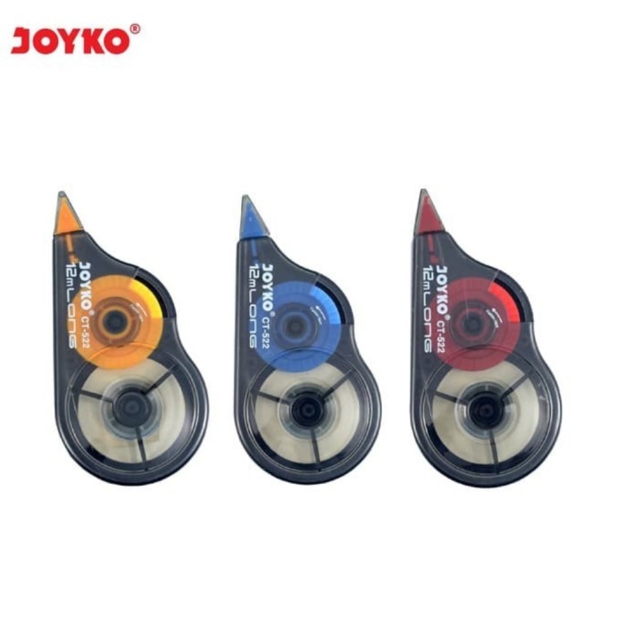 

JOYKO CORRECTION TAPE CT-522 - TIPE X KERTAS - STIPO KERTAS - PITA KOREKSI