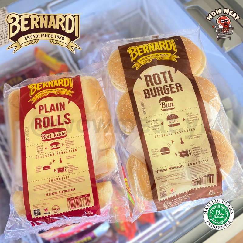 

Bernardi Roti Burger Wijen & Plain Roll