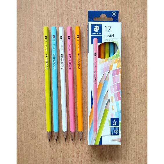 

ART Q33B Pensil 2B Staedler Pastel Norica Pensil 2B 1 Pak 12 Pcs