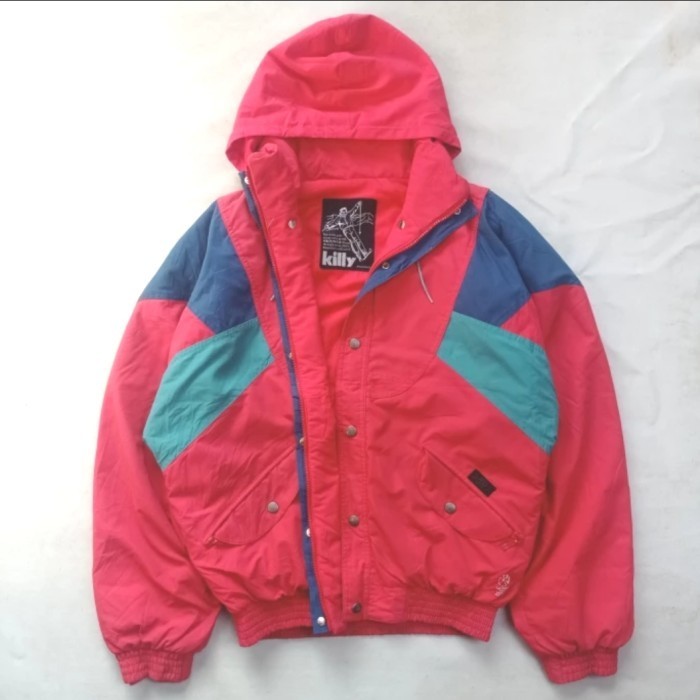 vintage 90s Killy asics goretex padded jacket racing casual tritone