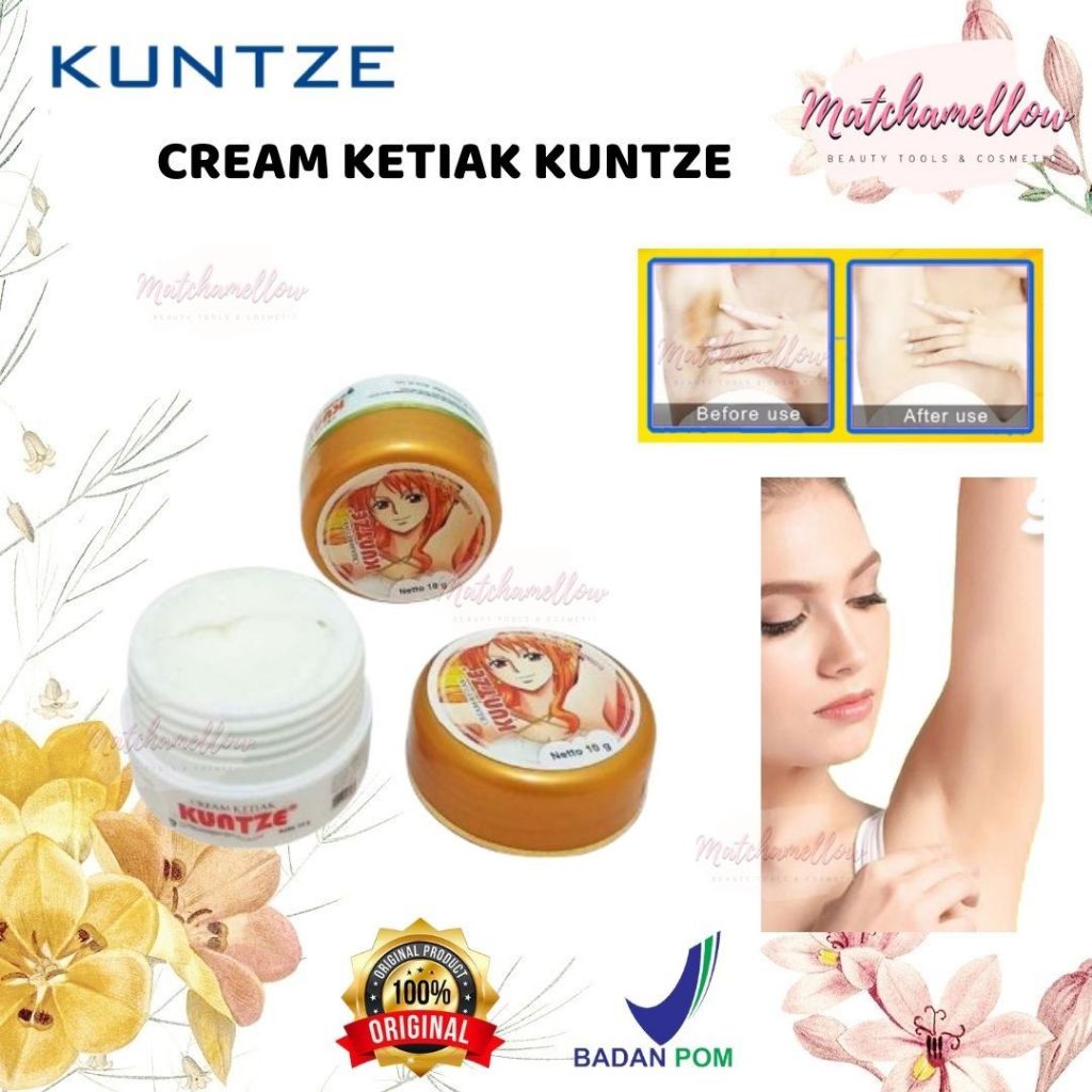 ❄️MATCHA❄️ CREAM KETIAK KUNTZE BPOM / CREAM PENCERAH KETIAK KUNTZE