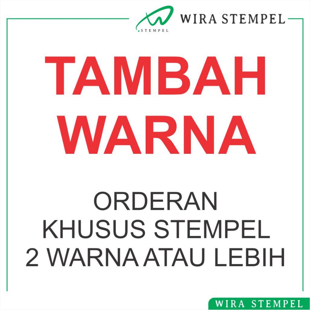 

Tambah Warna Stempel