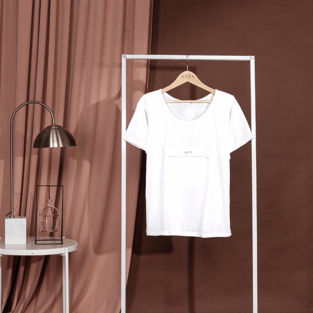 ART V86C Baju Kaos Haji Umroh Saku Resleting Lengan Pendek Pria Dewasa