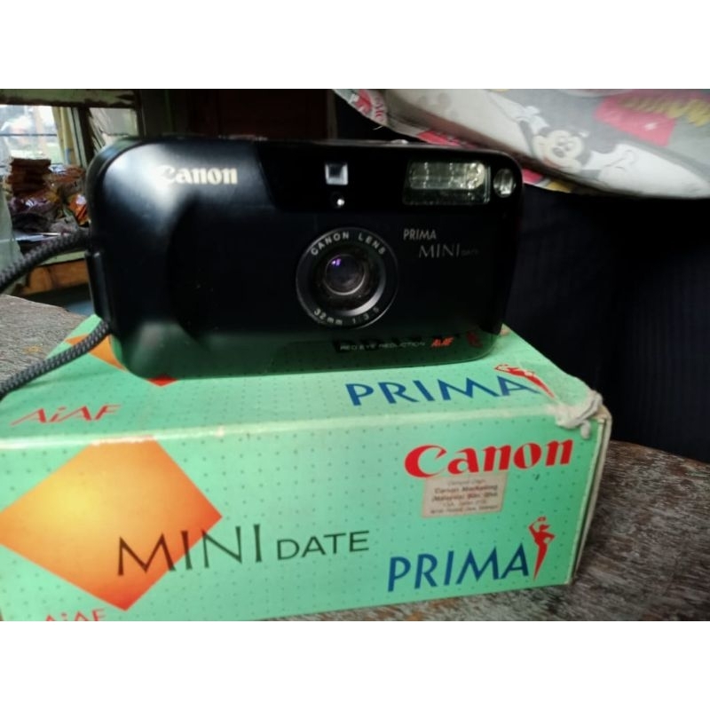 Kamera Canon Prima mini date  nos tokorom plus bateray