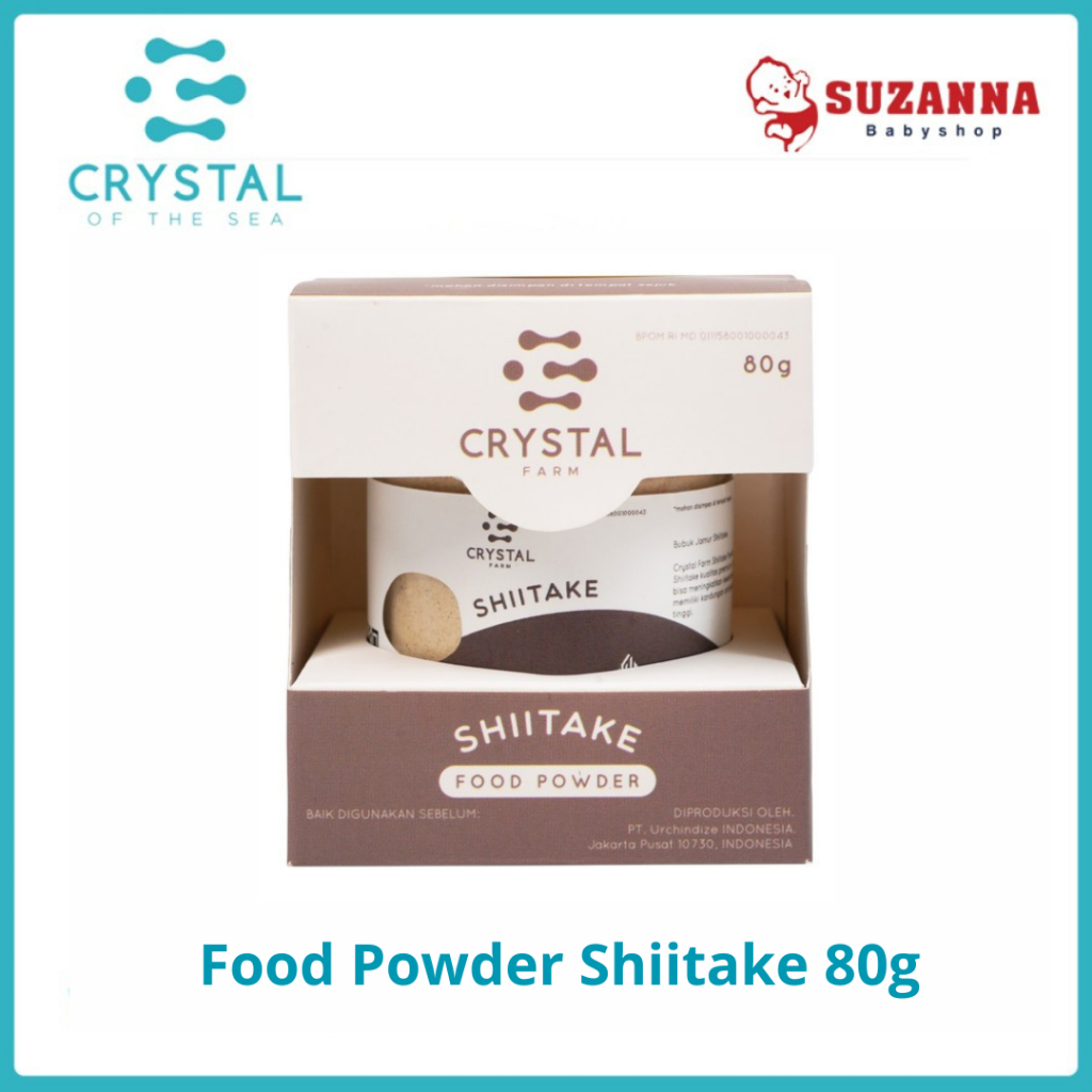 

Crystal Of The Sea Food Powder Shiitake 80g - Bubuk Jamur Shiitake