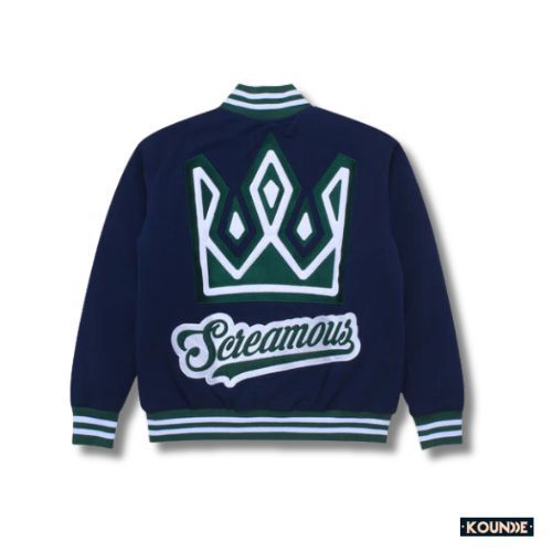 Jacket Varsity CROWNS NAVY BLUE