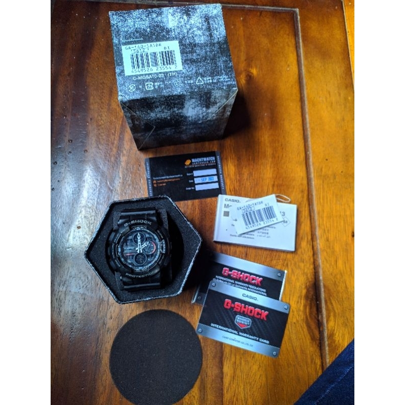 Gshock GA-140-1A1DR bekas/second original