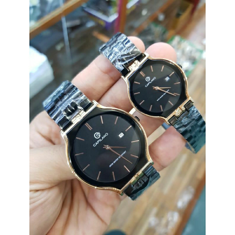 (Bisa cod) Jam Tangan couple / pasangan simple mewah