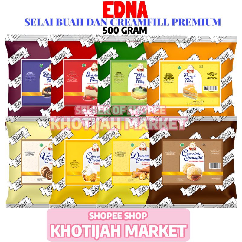 

Selai Premium Isian Filling Edna 500gr