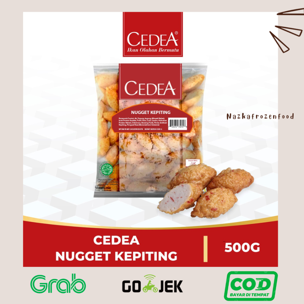 

Cedea Nugget Kepiting 500 gr