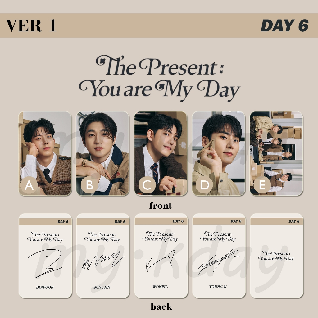PC-1522, Unofficial Photocard DAY6 The Present: You Are My Day 2 sisi