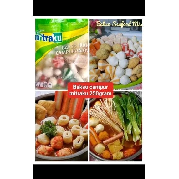 

MITRAKU BAKSO SEAFOOD CAMPUR 250 GRAM