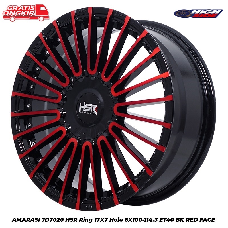 Velg Racing Mobil Honda Mobilio, Jazz, Freed, Sigra, Yaris, City Velg Hsr Amarasi R17