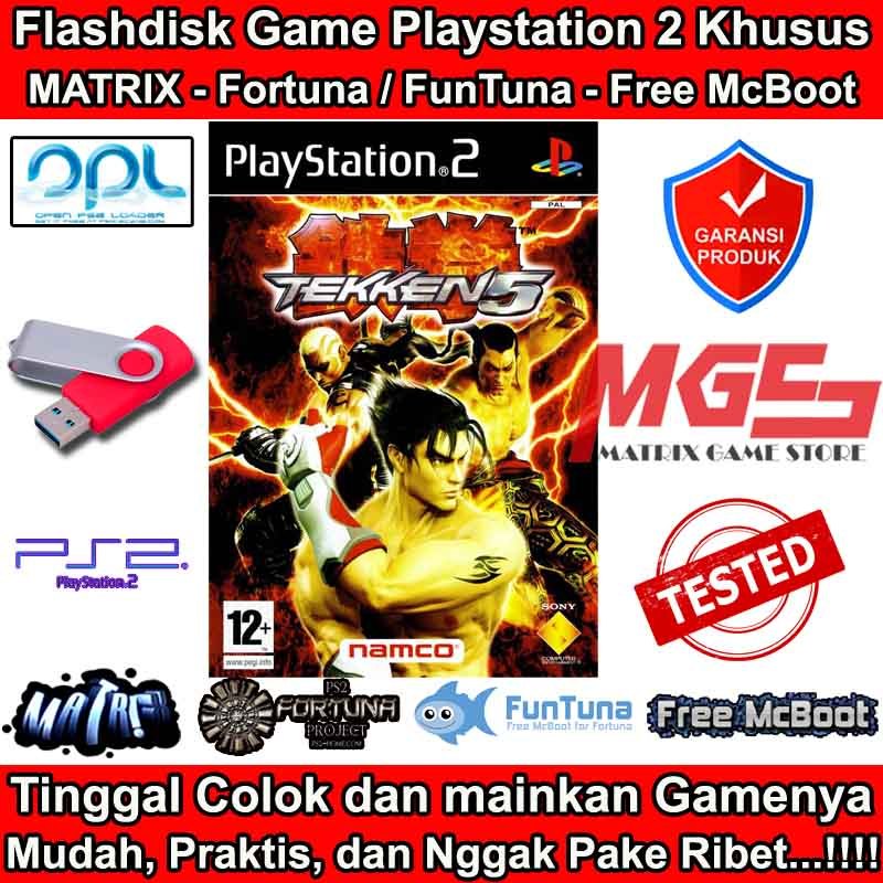 Flashdisk Game PS2 PS 2 Tekken 5 - Teken 5