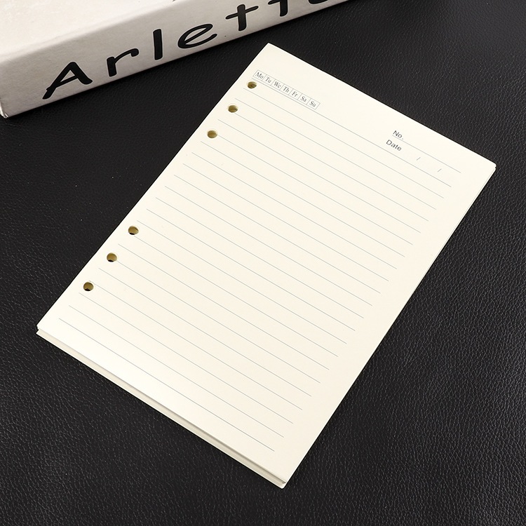 

Kertas Binder Loose Leaf Paper Refill 6 Lubang A5 80 Pages Horizontal Line