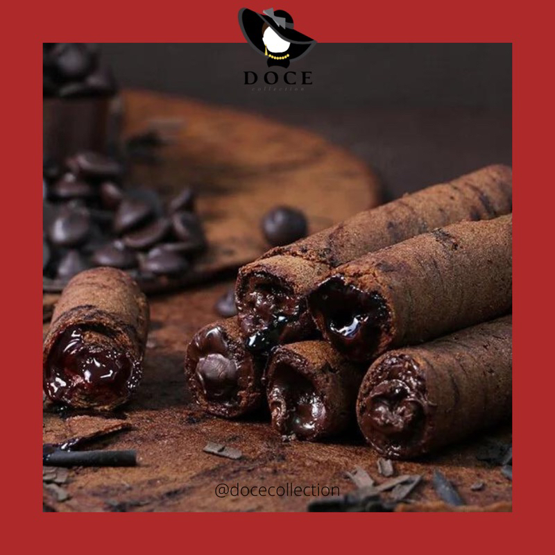 

Hi Walk HiWalk Egg Roll EggRolls Dark Chocolate 3Nuts TieGuanYin Banana SunnyHills Sunny Hills Taiwan Kue Semprong Coklat Kacang