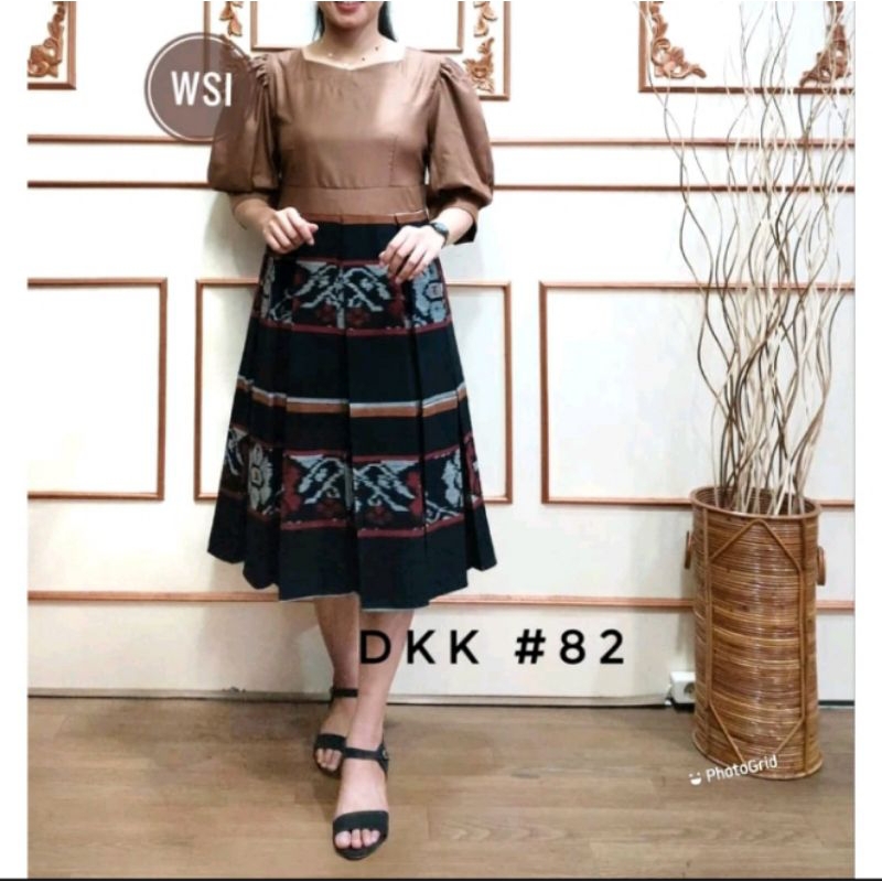 TERBARU, DRES TENUN WIRU LIPAT LENGAN BALON , KOMBINASI MIK TOYOBO,SET TAS , COUPLE COWOK , BAJU SEG