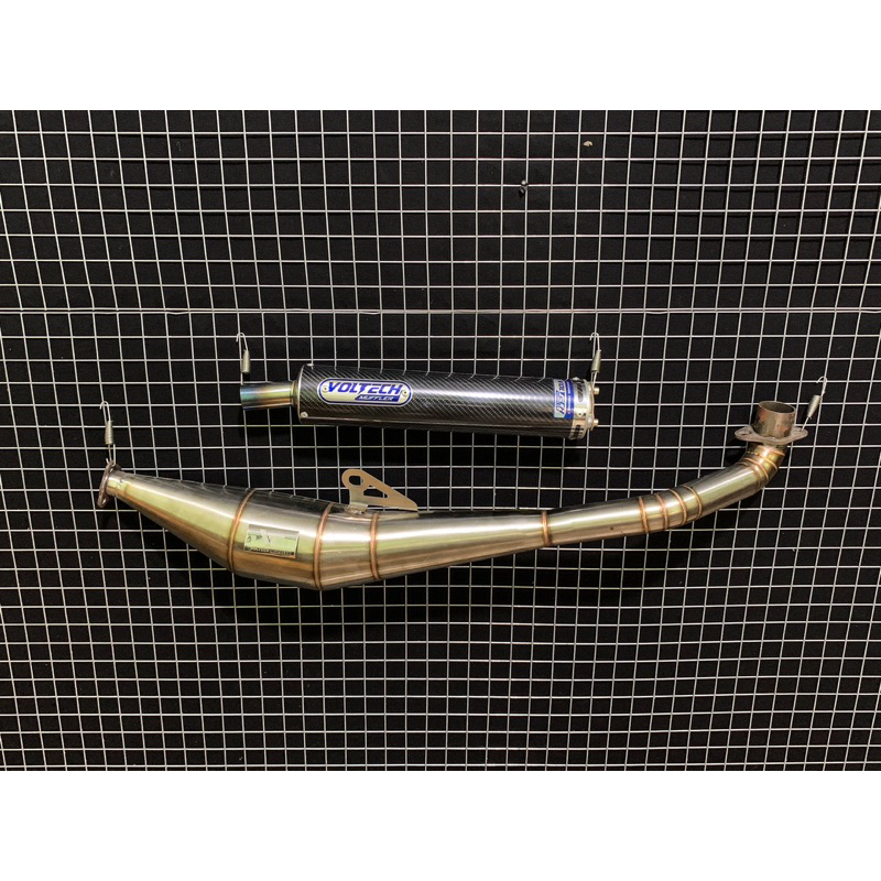 Knalpot Fiz R FizR F1z F1ZR Stainless Carbon Standar Racing - Original Voltech Muffler