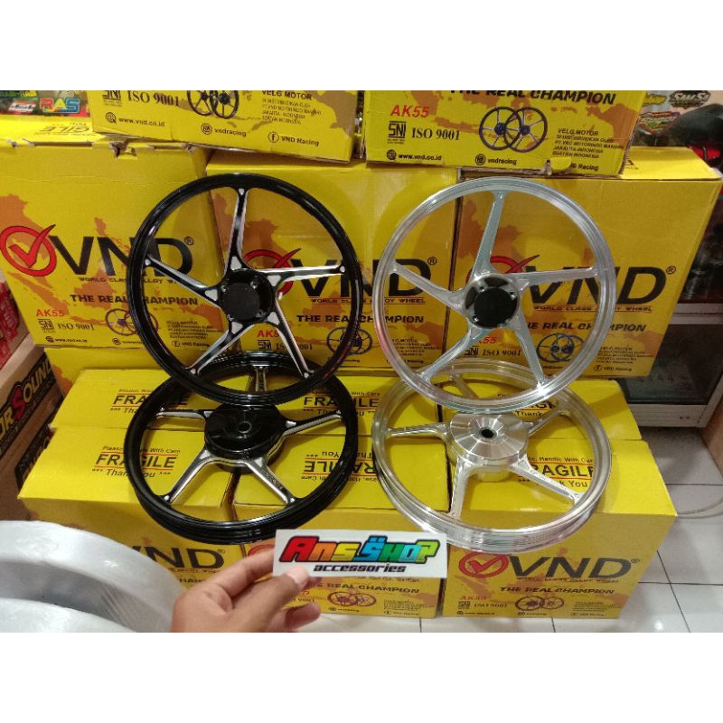 VELG VND AK55 RING 17 VARIO 125/150 OLD/NEW , VARIO 125 SUPER OLD/KZR BOHLAM,BEAT,VARIO110,SCOOPY FI