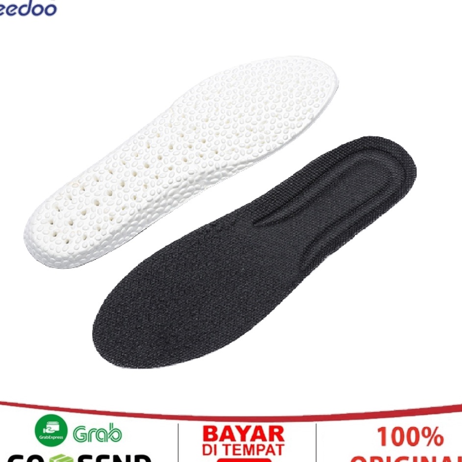 MaucodeH2t7S Leedoo Sol Alas Sepatu Lembut Insole Sepatu Olahraga Anti Bakteri SIN12