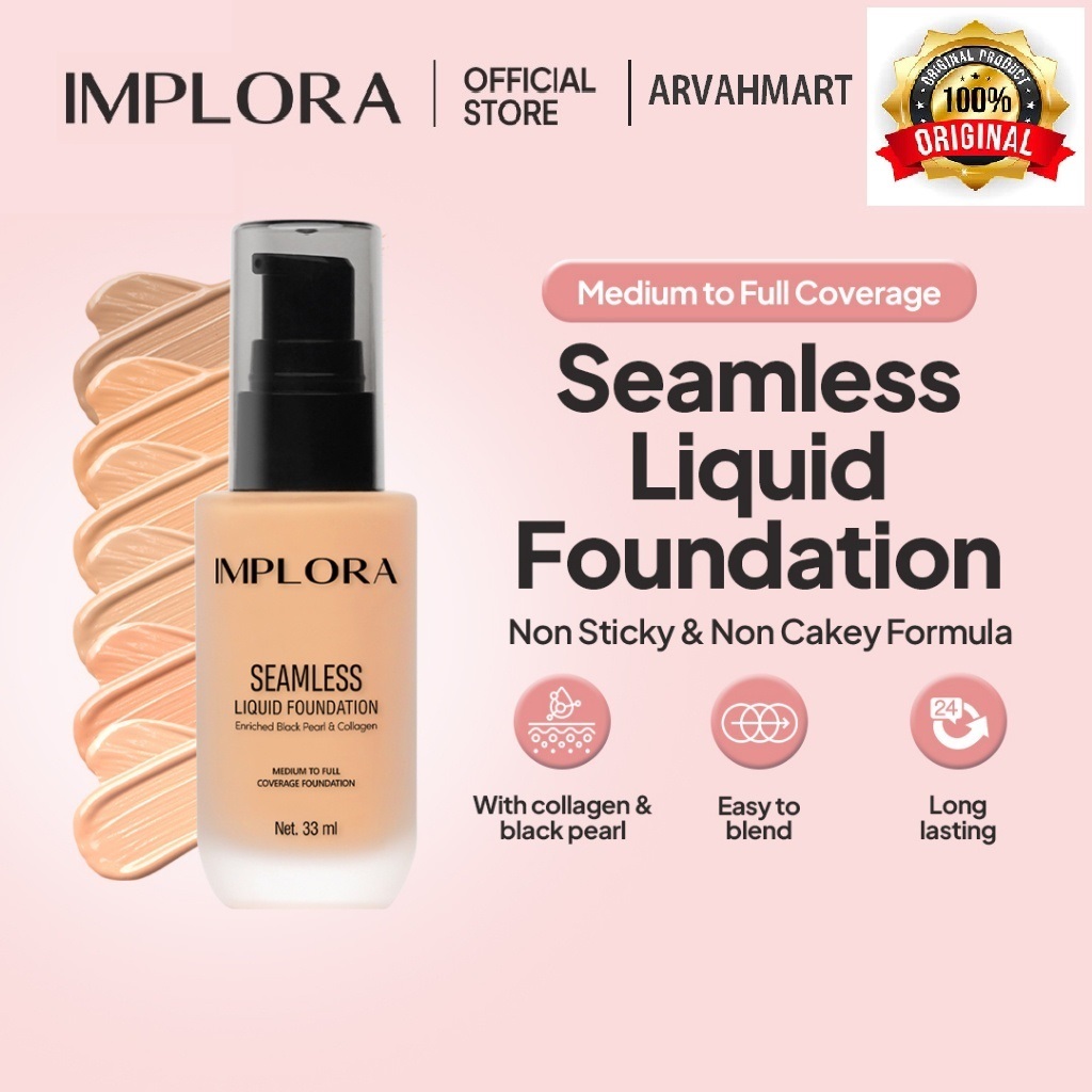 Arvahmart - ORIGINAL Implora Seamless Liquid Foundation