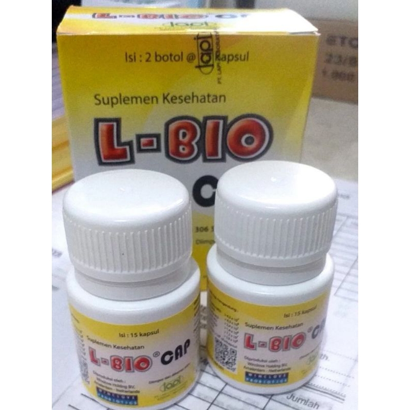L-bio cap per box isi 2 botol