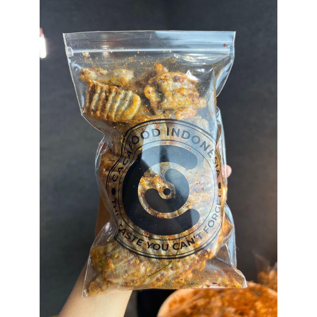 

KERUPUK JENGKOL PEDAS 100 GR CACAFOOD