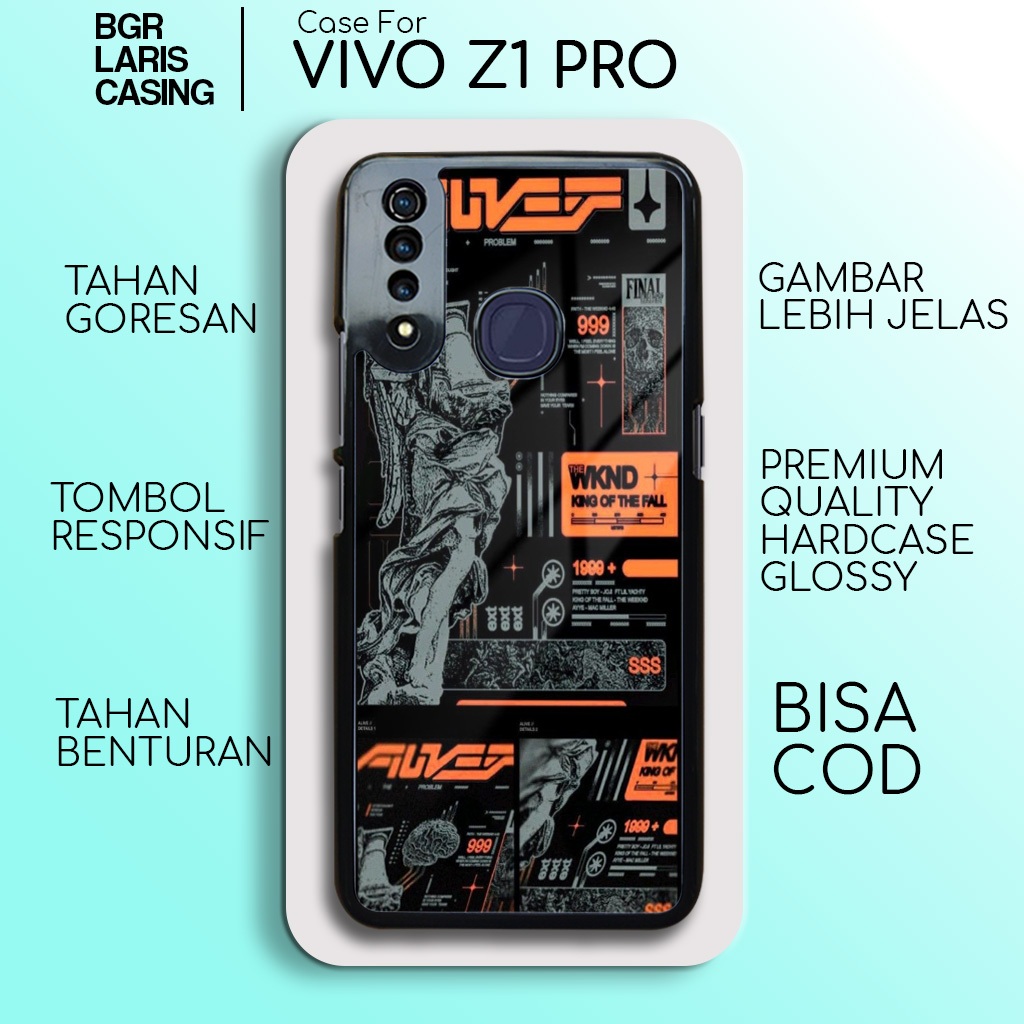 case vivo z1 pro casing terbaru motif art 08 keren lucu case hardcase sofcase premium glossy pelindu