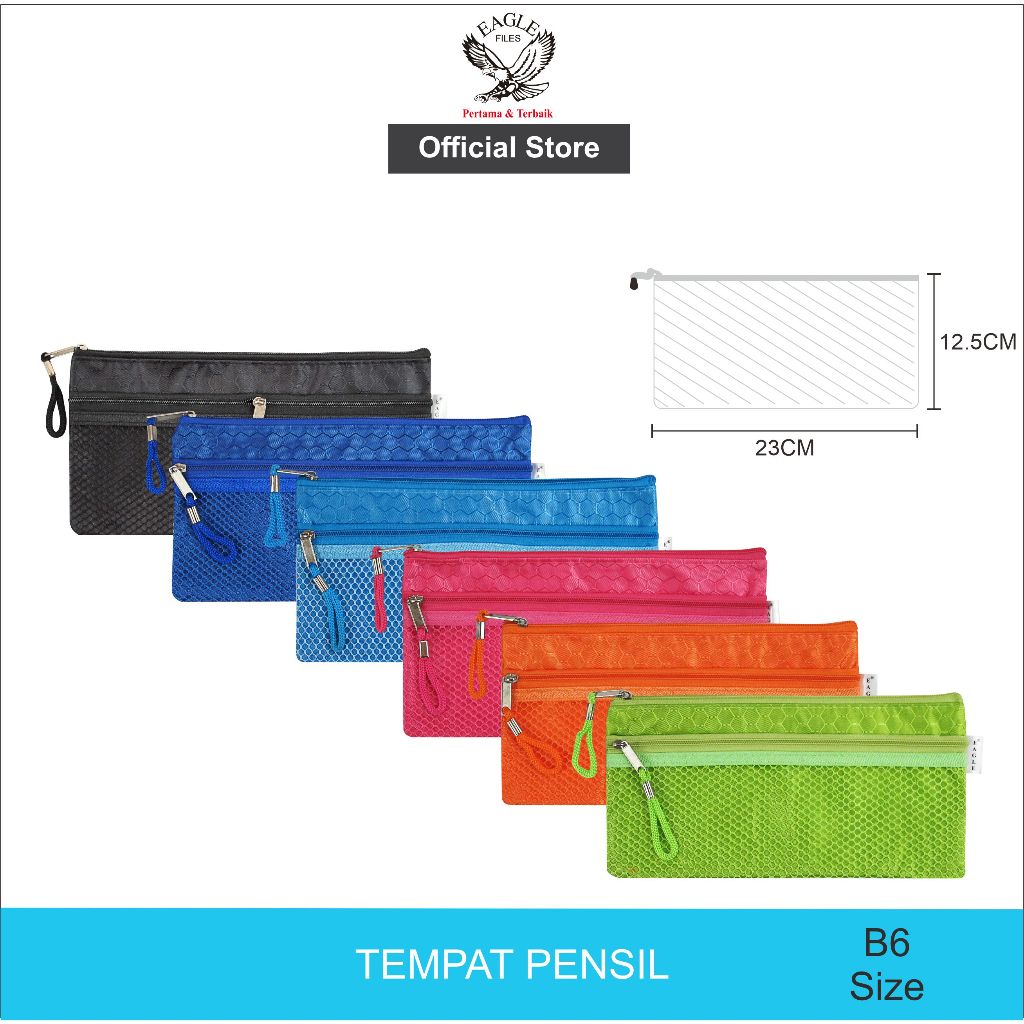 

EAGLE FILES Document Bag Tas Dokumen Tempat Pensil B6 E 294