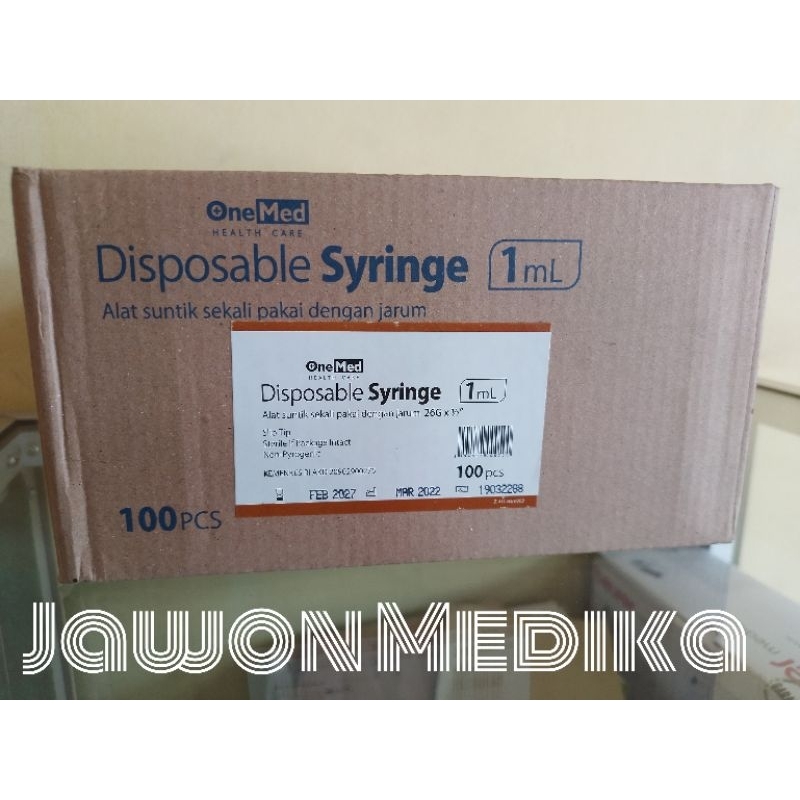 Spuit 1ml Onemed/Jarum suntik 1cc Onemed