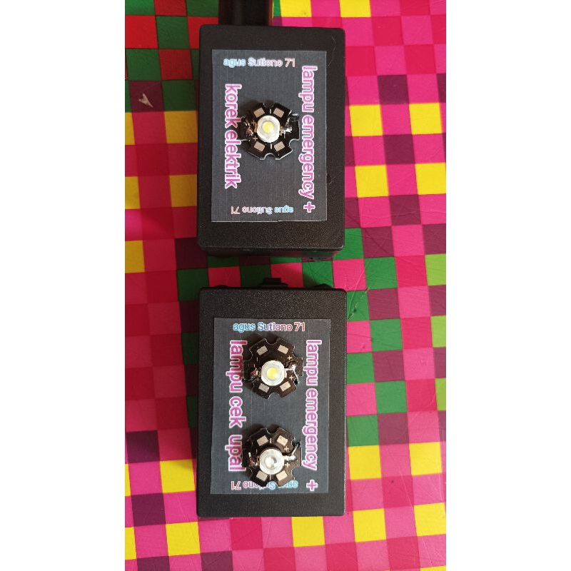 Lampu emergency diy + Lampu Cek Uang Palsu