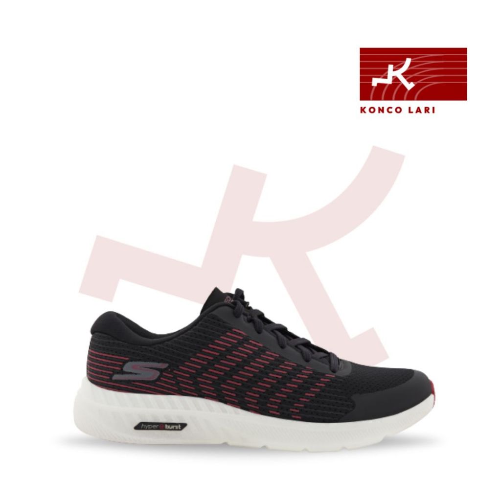 Sepatu Lari Skechers Go Run Hyper Burst - Haptic Road Original 220170 BKRD
