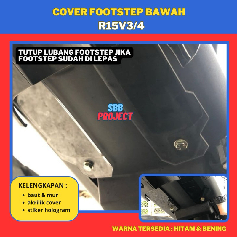 penahan lumpur cover bawah footstep R15v3