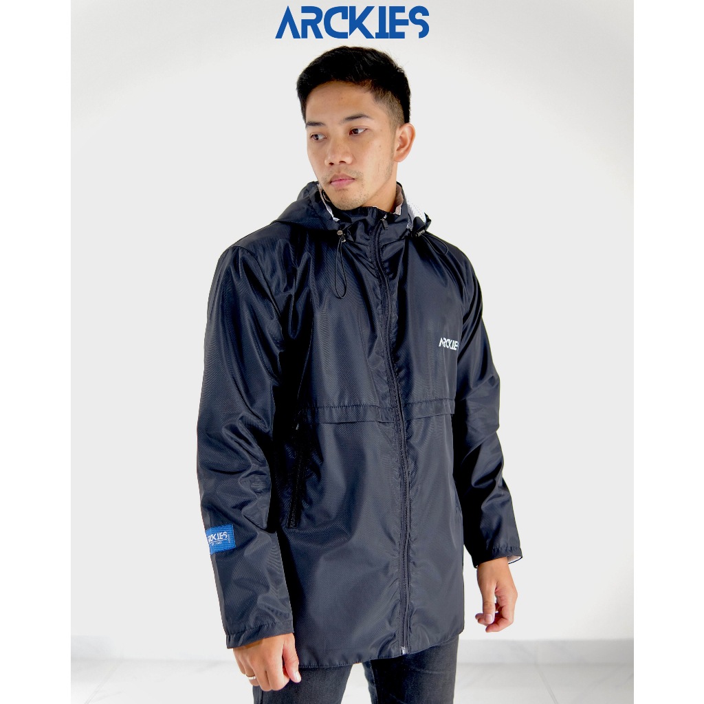 Arckies Jaket Pria Jaket Parasut Jaket Musim Hujan Jaket Pria Tebal Premium