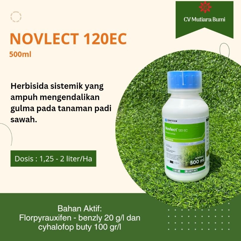 PESTISIDA | HERBISIDA | NOVLECT 500ML | MEMBASMI GULMA DAN TEKI TAANMAN PADI