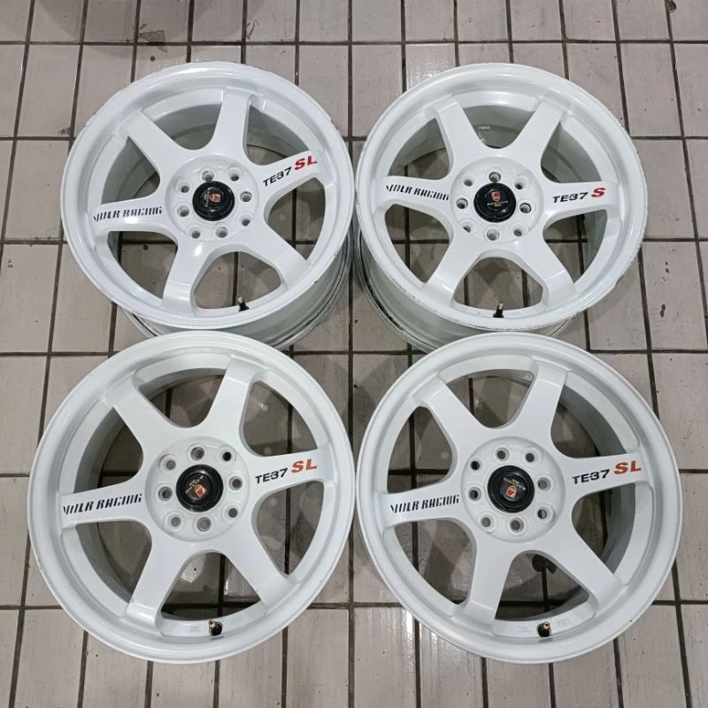 VELG MOBIL RACING | TE37 SL R16 LEBAR 7.5 PCD 4X100/114.3 ET 42