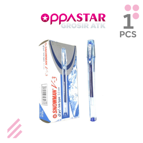 

Bolpoint pen Snowman V3 Biru / Pak