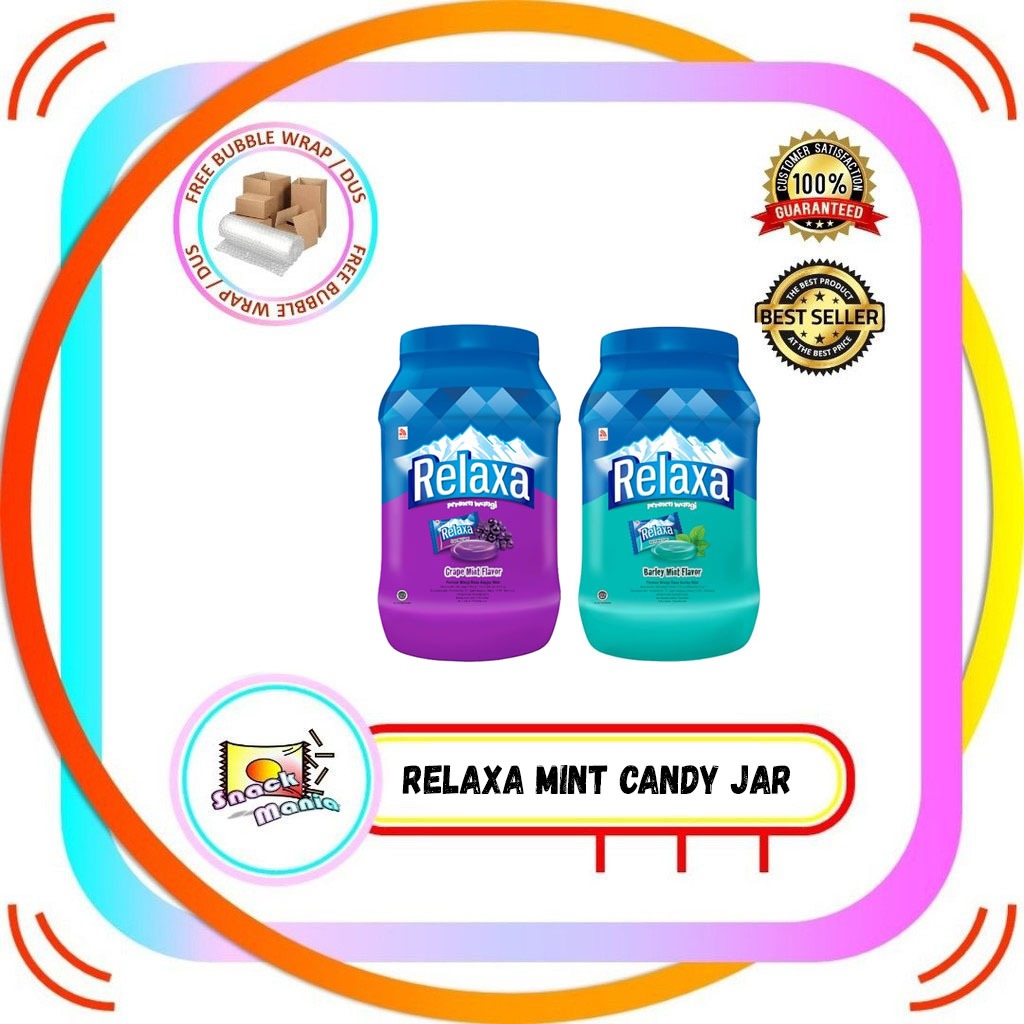 

Relaxa Permen Barley | Grape | Cherry Mint Grape 500 gr Candy Toples